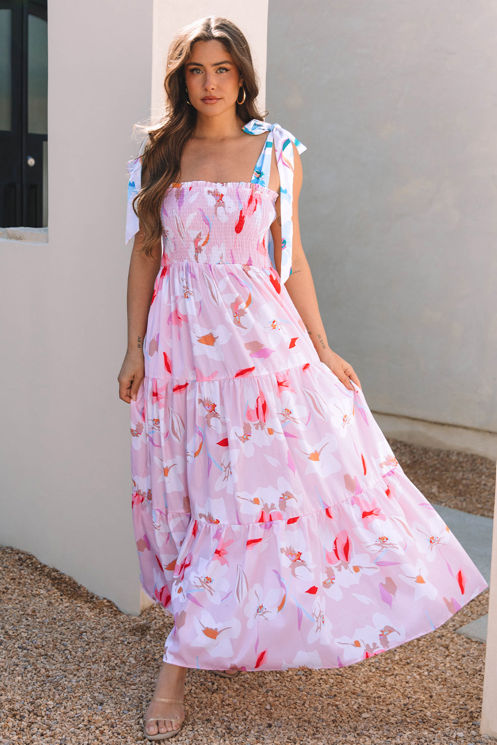 Jedda Floral Print Maxi Dress