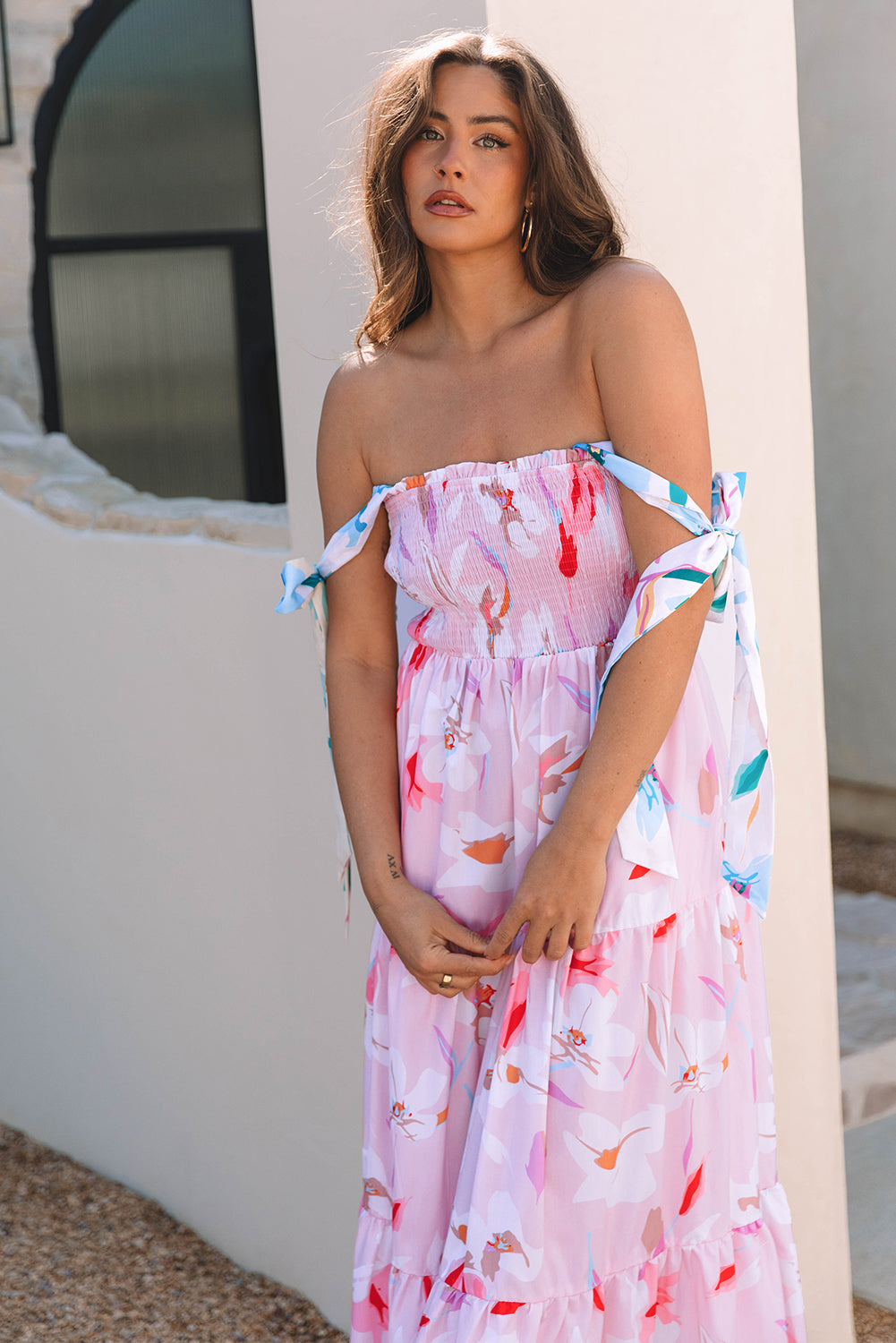 Jedda Floral Print Maxi Dress