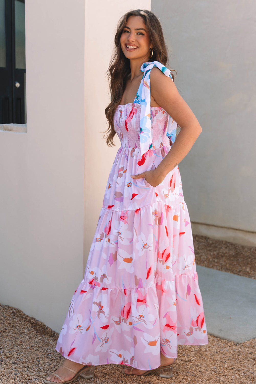 Jedda Floral Print Maxi Dress