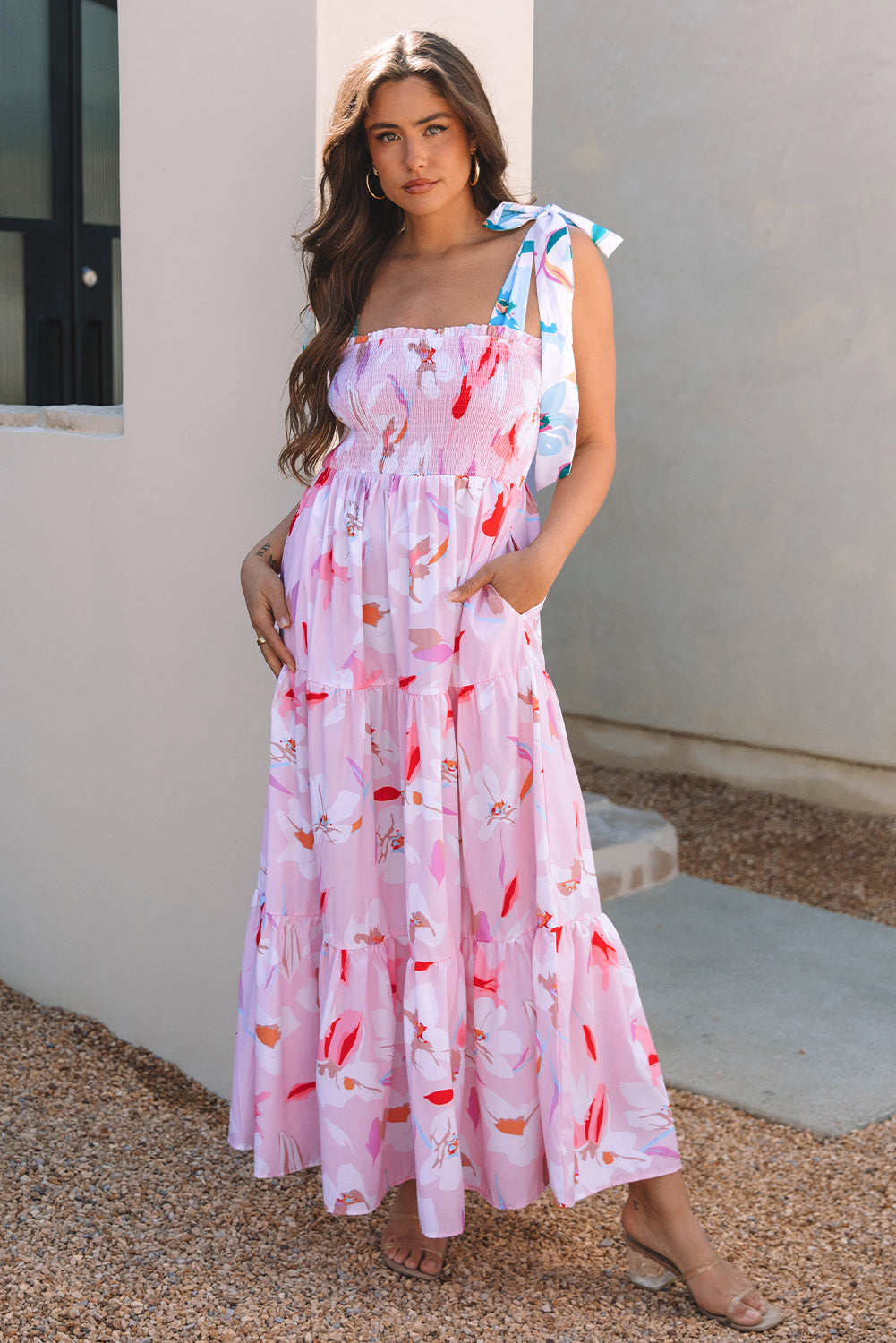 Jedda Floral Print Maxi Dress